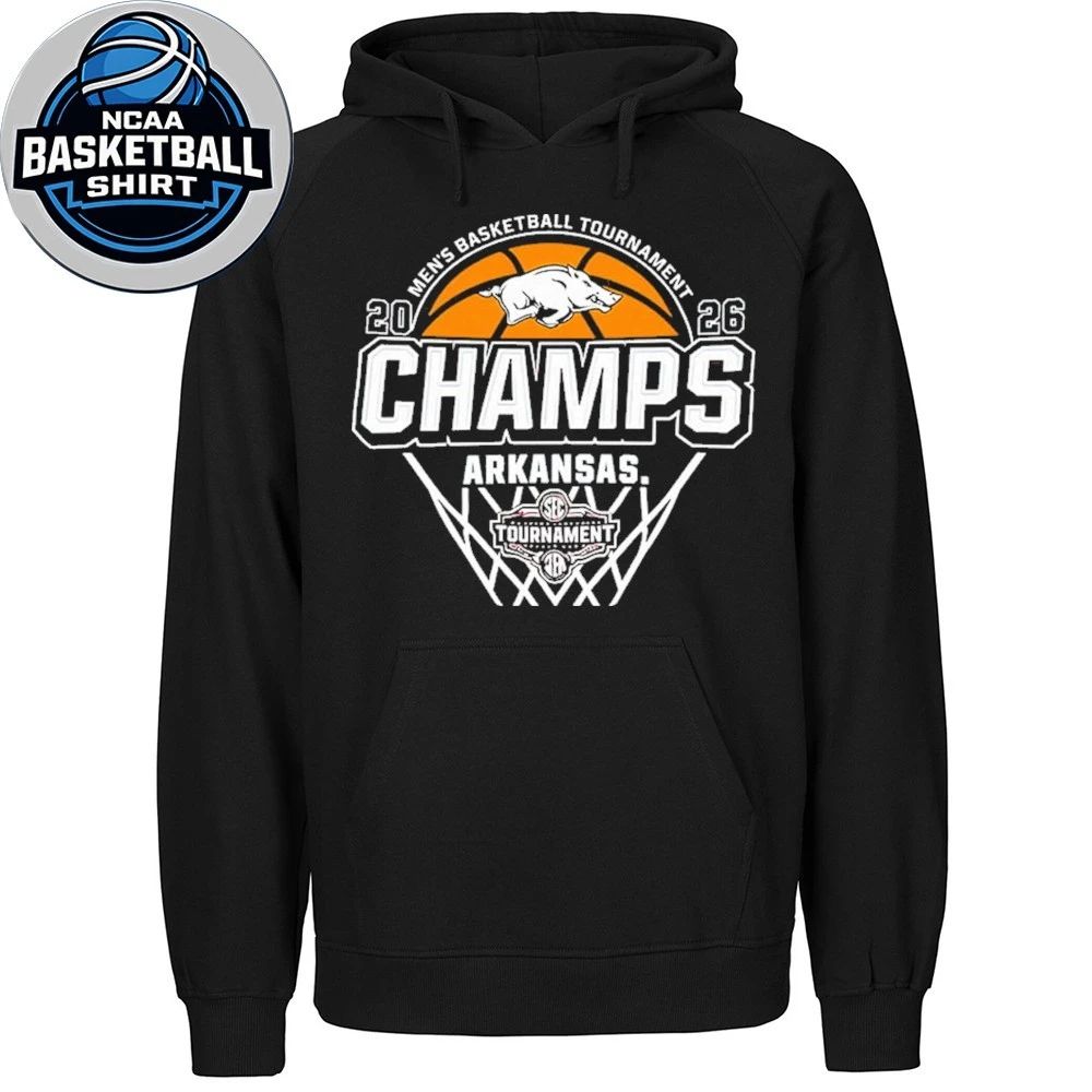 Trevon Brazile Arkansas Champs Locker Room Logo Shirt 2026