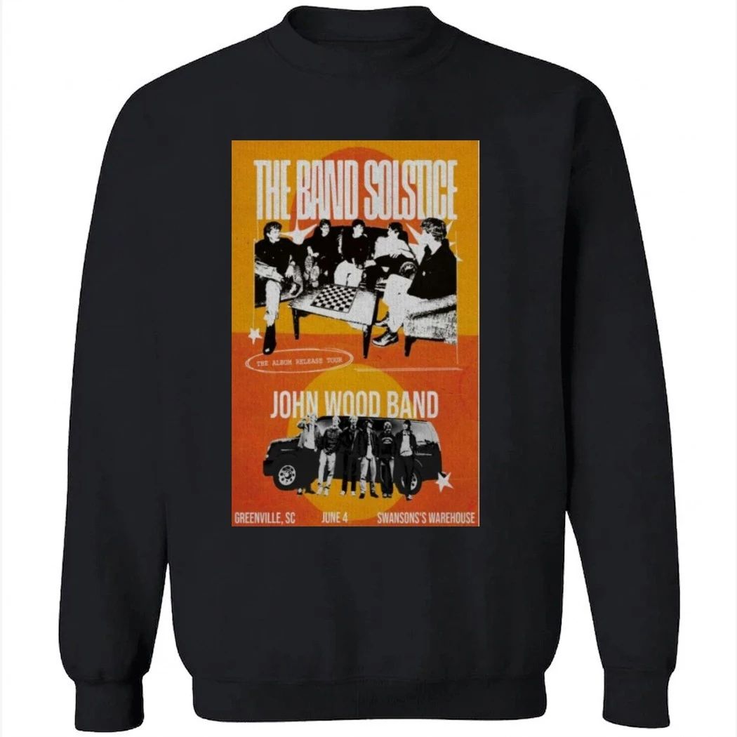 The Band Solstice Poster June 4 2026 Greenville, SC Shirt