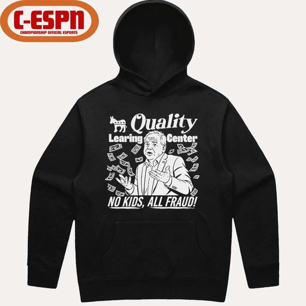 Tim Walz quality learning center no kids all fraud shirt