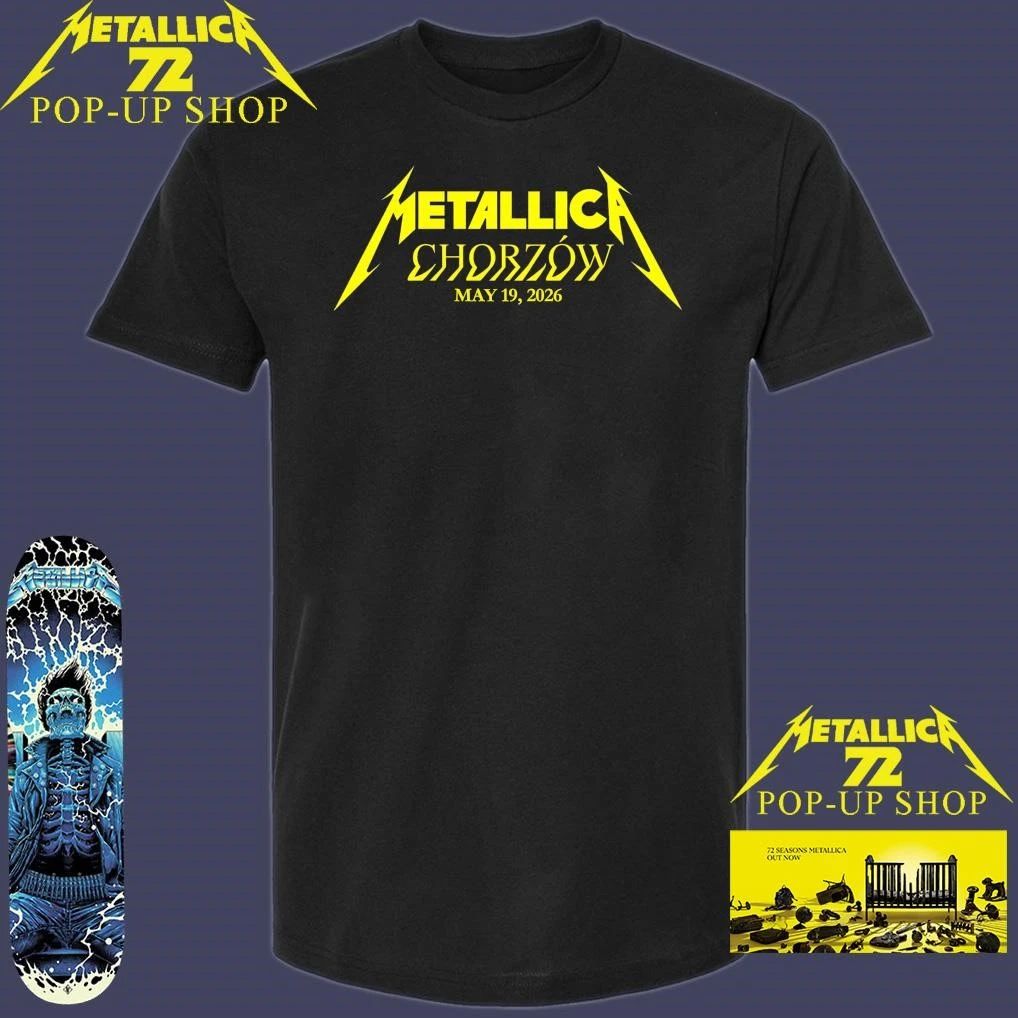 Metallica M72 Chorzów 2026 Poland T-Shirt