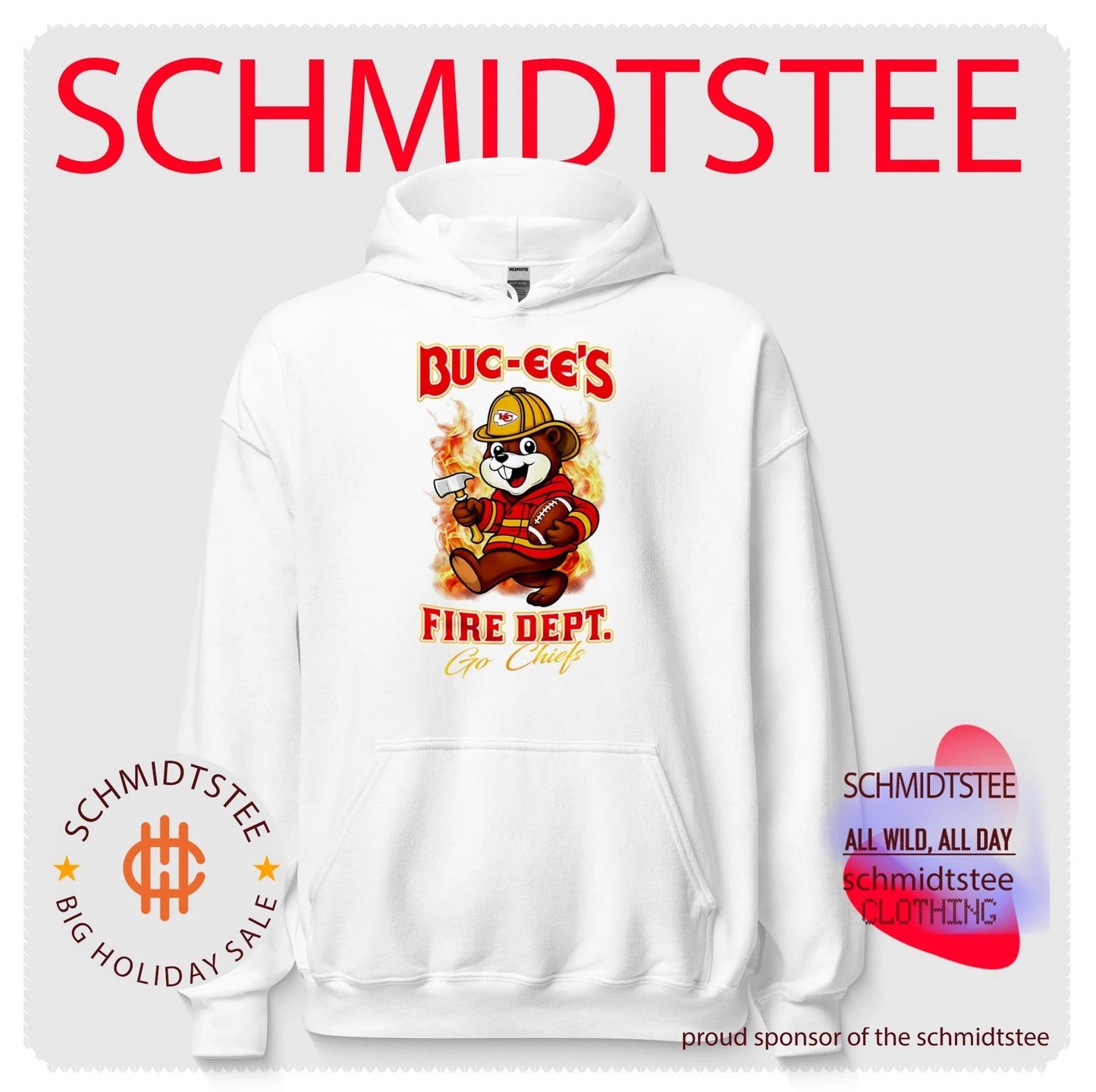 Kansas City Chiefs Buc-Ee’s Fire Dept go Bears Firefighter Strong shirt