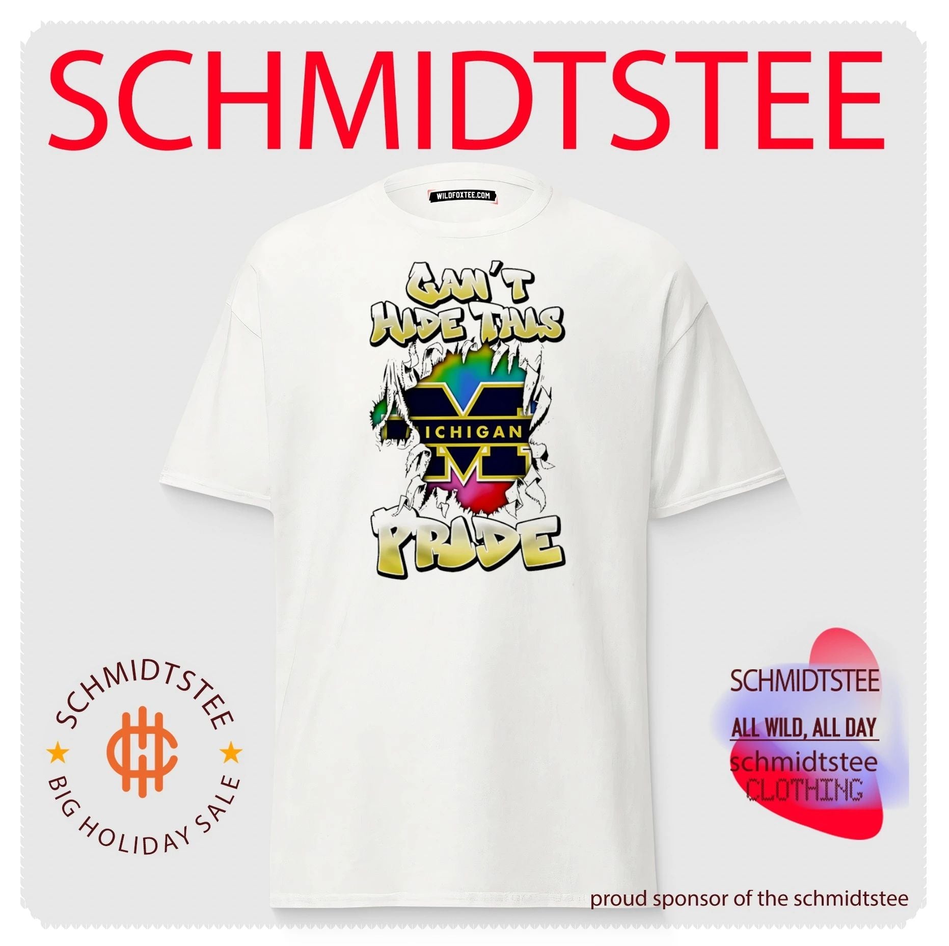 Michigan Wolverines can’t hide this pride logo shirt
