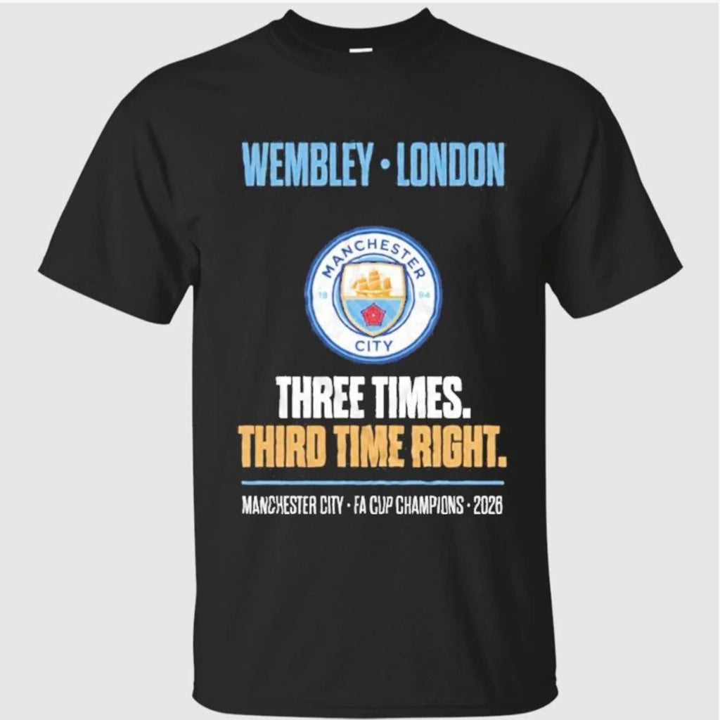 Manchester City FA Cup Champions Wembley 2026 Redemption Shirt