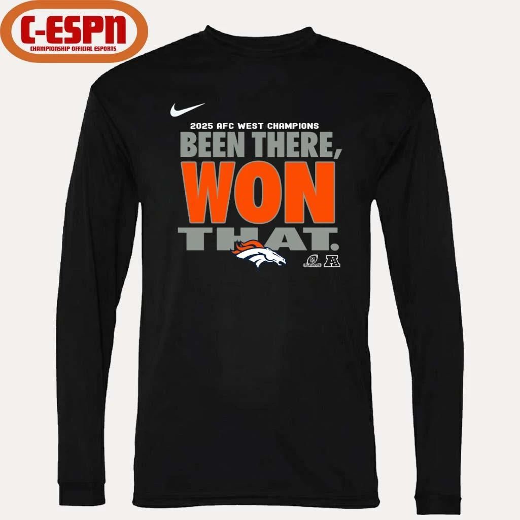 Been There, Won That Broncos AFC West Division Champions Shirt