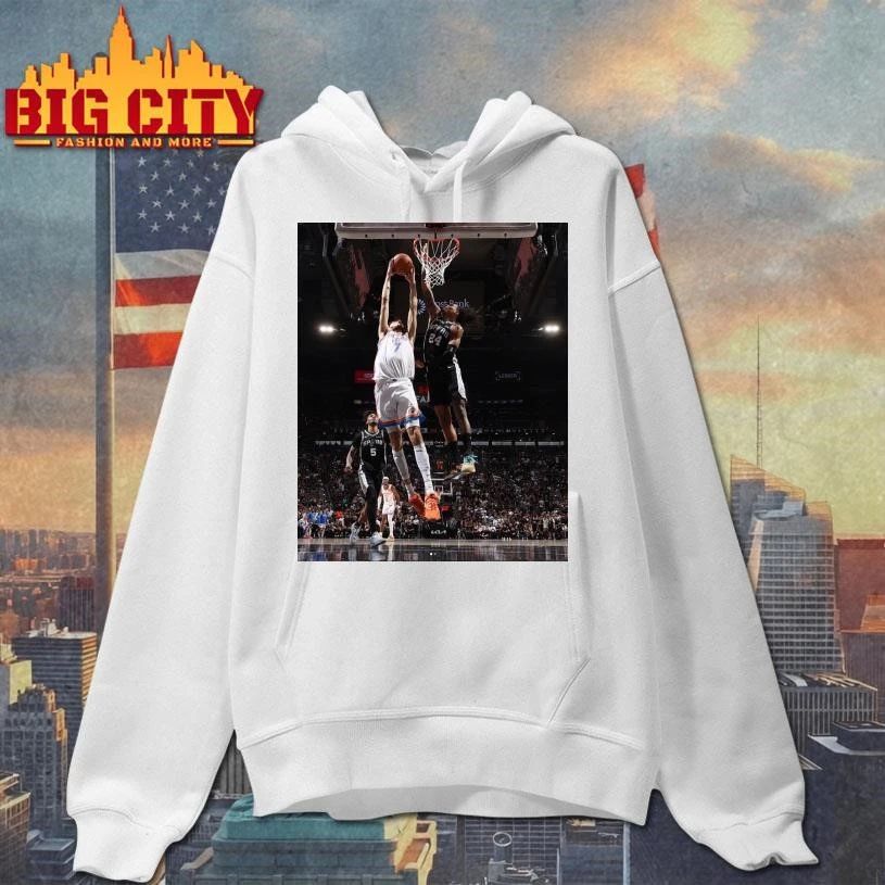 Devin Vassell Blocks Chet Holmgren Spurs vs Thunder Graphic Shirt