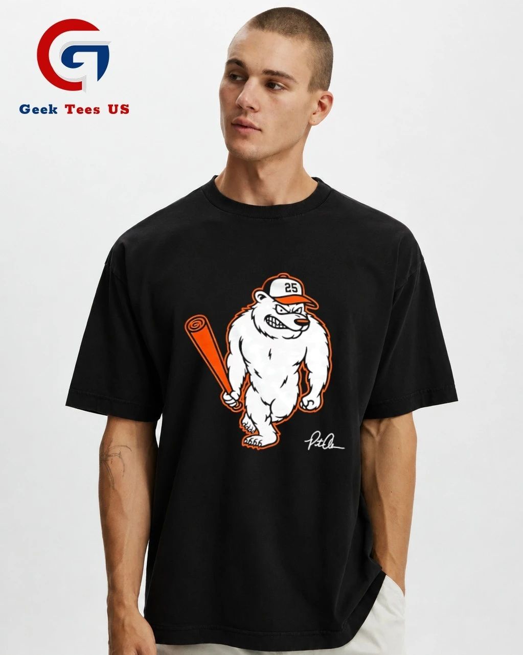 Polar Bear Pete Baltimore Orioles baseball signature shirt