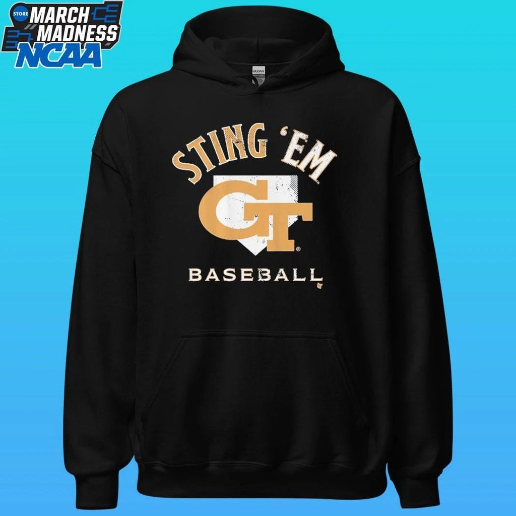 Georgia Sting Em Tech Baseball Home Plate Shirt