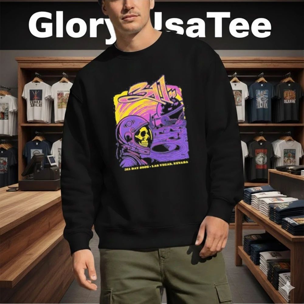 311 Astronaut Skull T-Shirt