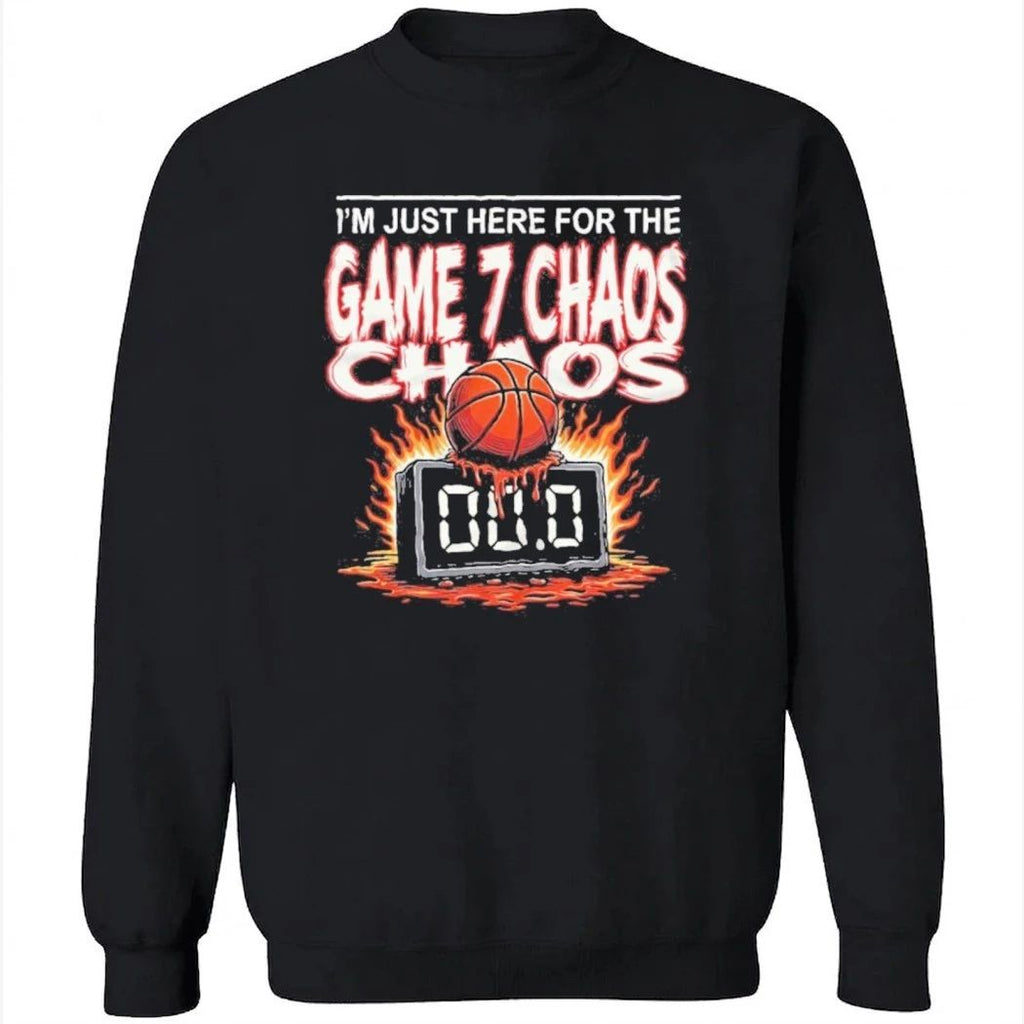 Funny NBA Playoffs Game 7 Chaos Fan Shirt