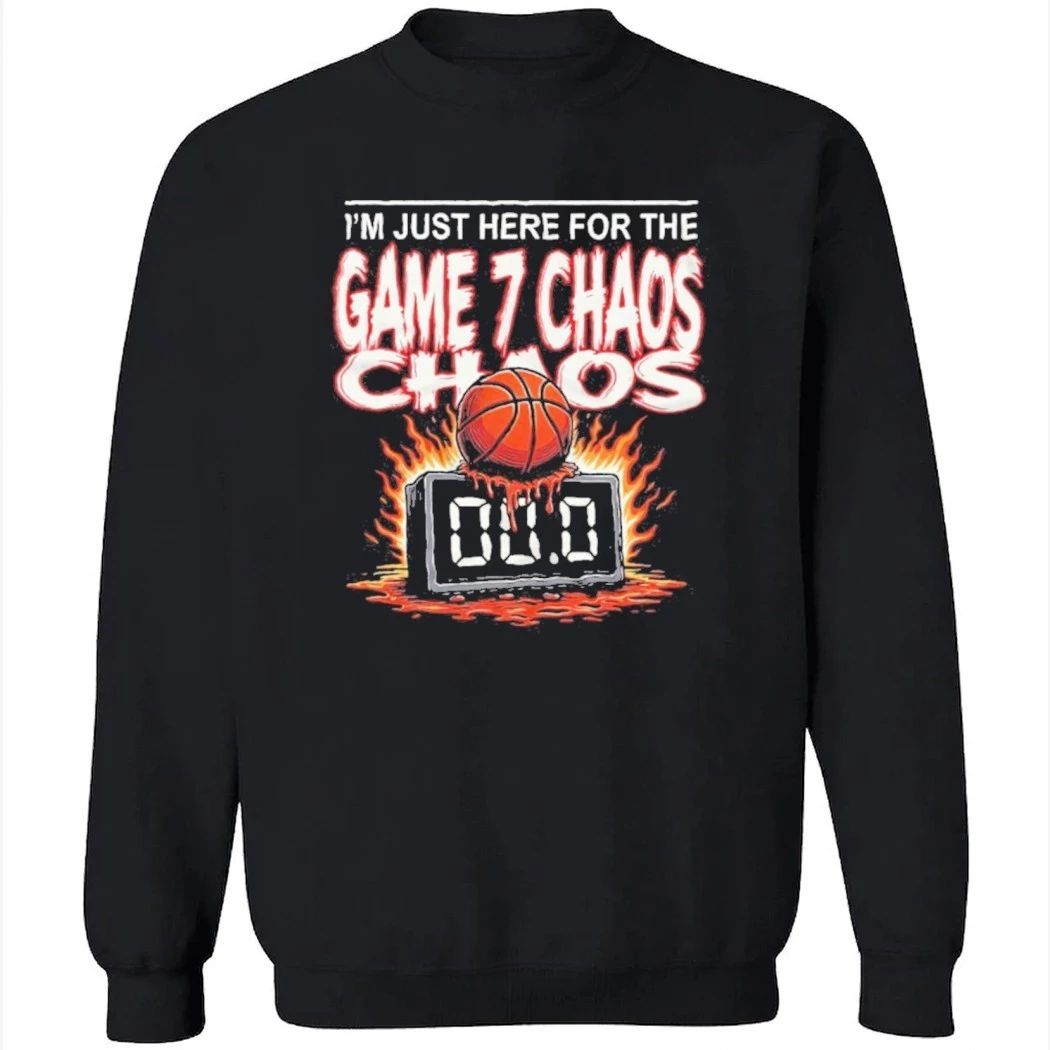 Funny NBA Playoffs Game 7 Chaos Fan Shirt