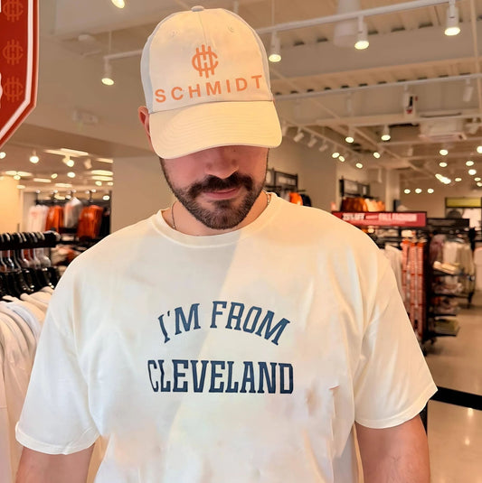 I’m from Cleveland simple text shirt