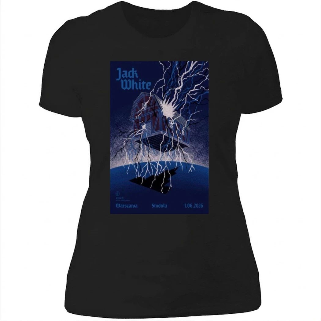 Jack White Warszawa Poster June 1 2026 Shirt