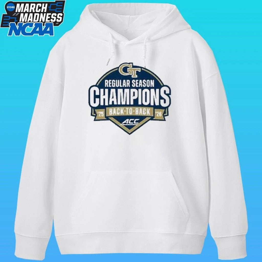 Georgia Tech Baseball Back-to-back Acc Champions Shirt