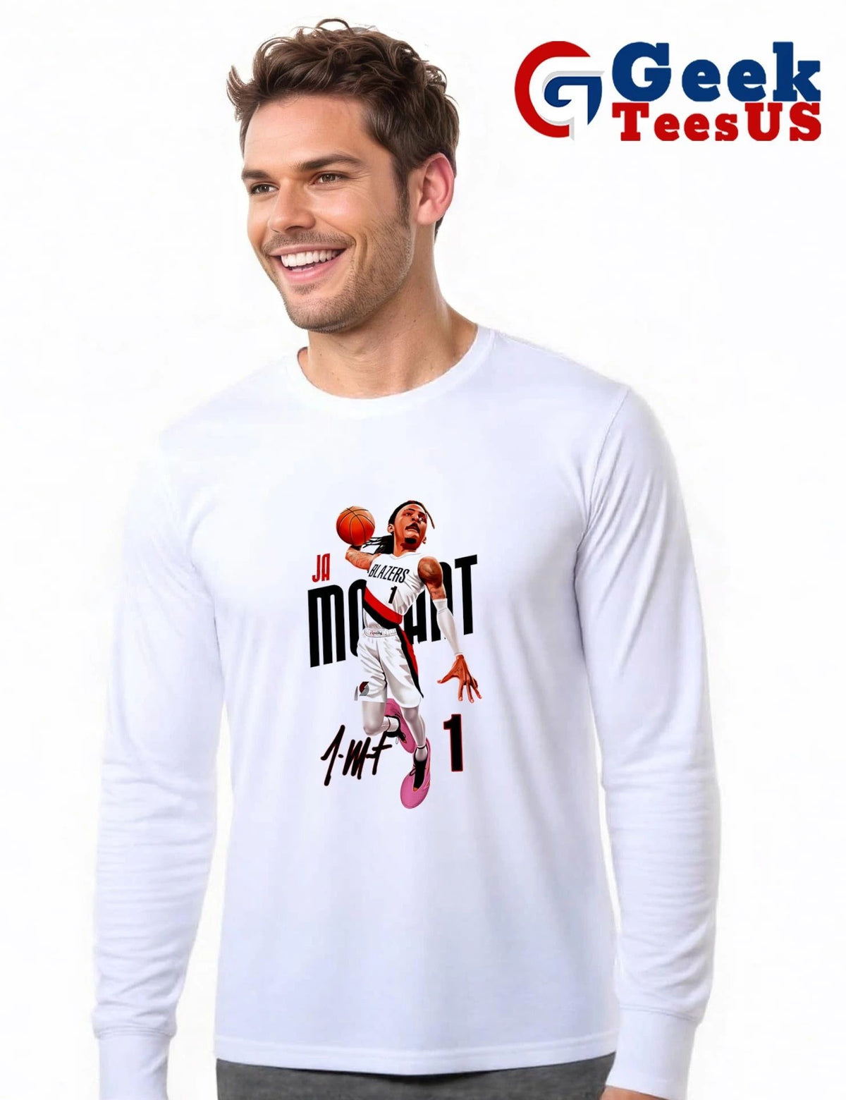 Ja Morant Portland Trail Blazers City 1 basketball signature shirt