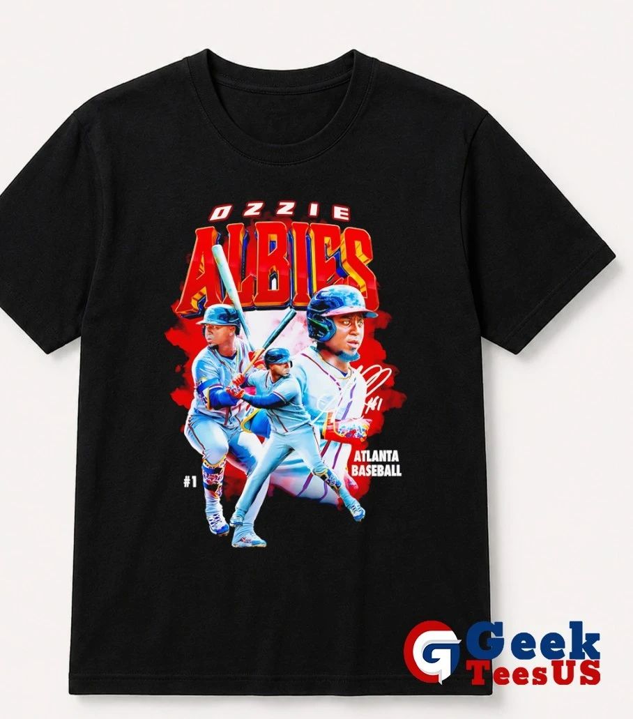 Ozzie Albies Atlanta Braves baseball 2026 signature shirt
