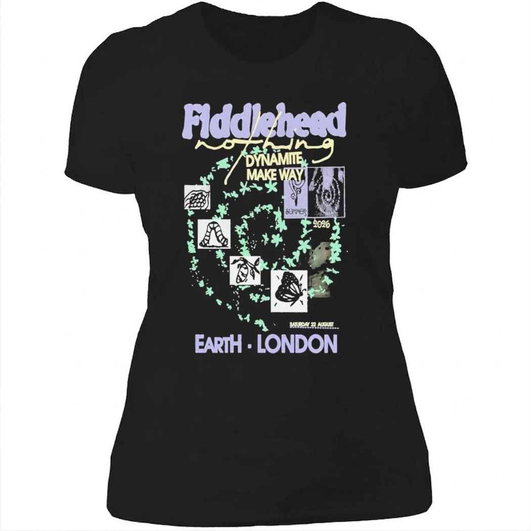 Fiddlehead Aug 22 2026 EartH, London Poster Shirt