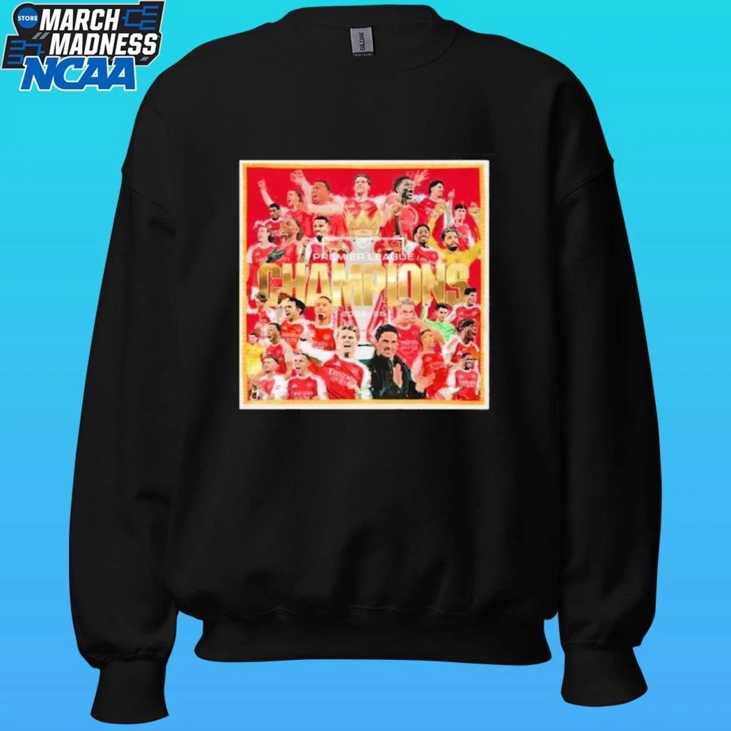 Arsenal 2026 Premier League Champions Poster Shirt