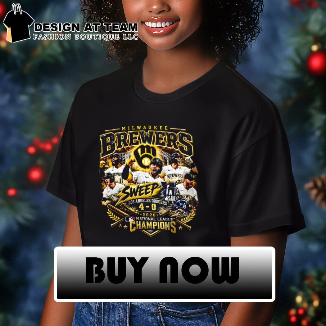 Milwaukee Brewers Sweep Dodgers 2026 NL Champions NLCS 4-0 Baseball shirt