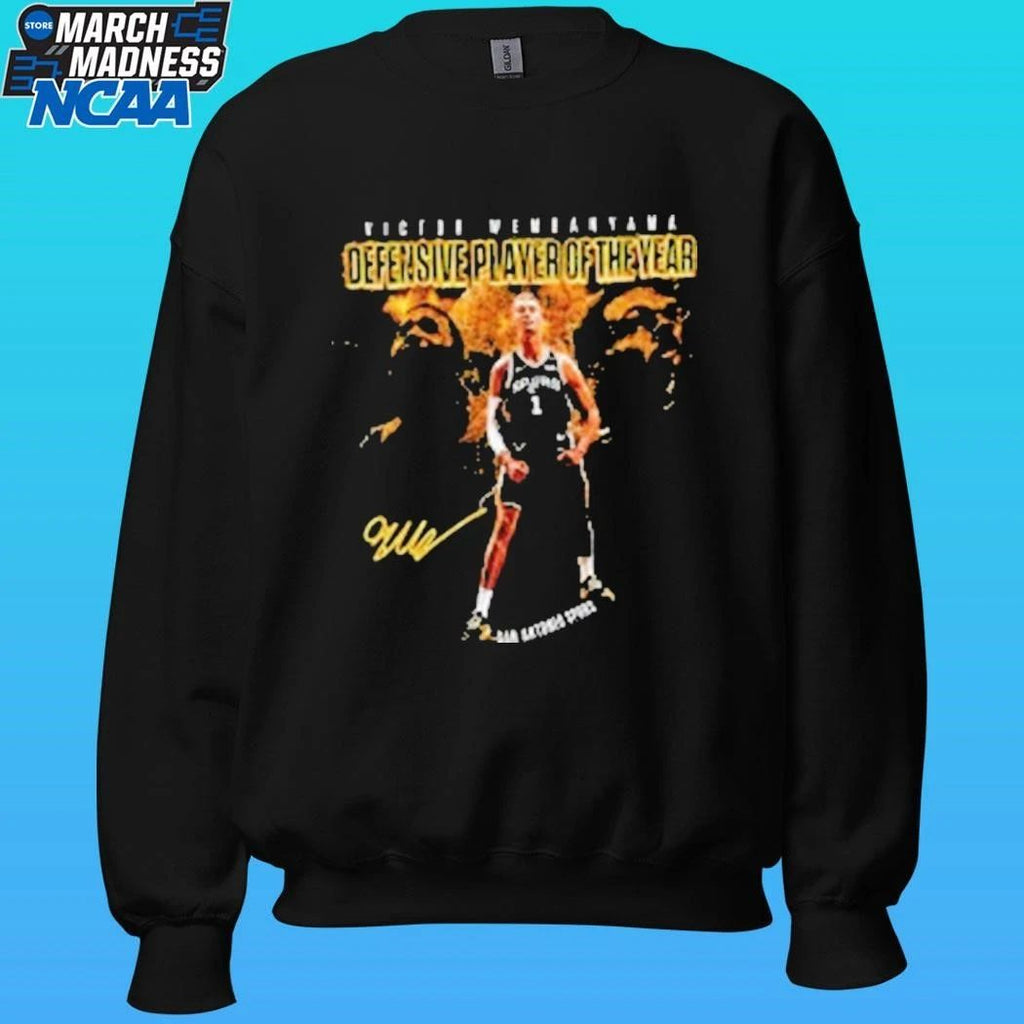 Victor Wembanyama Nba Defensive Player Of The Year Signature Shirt