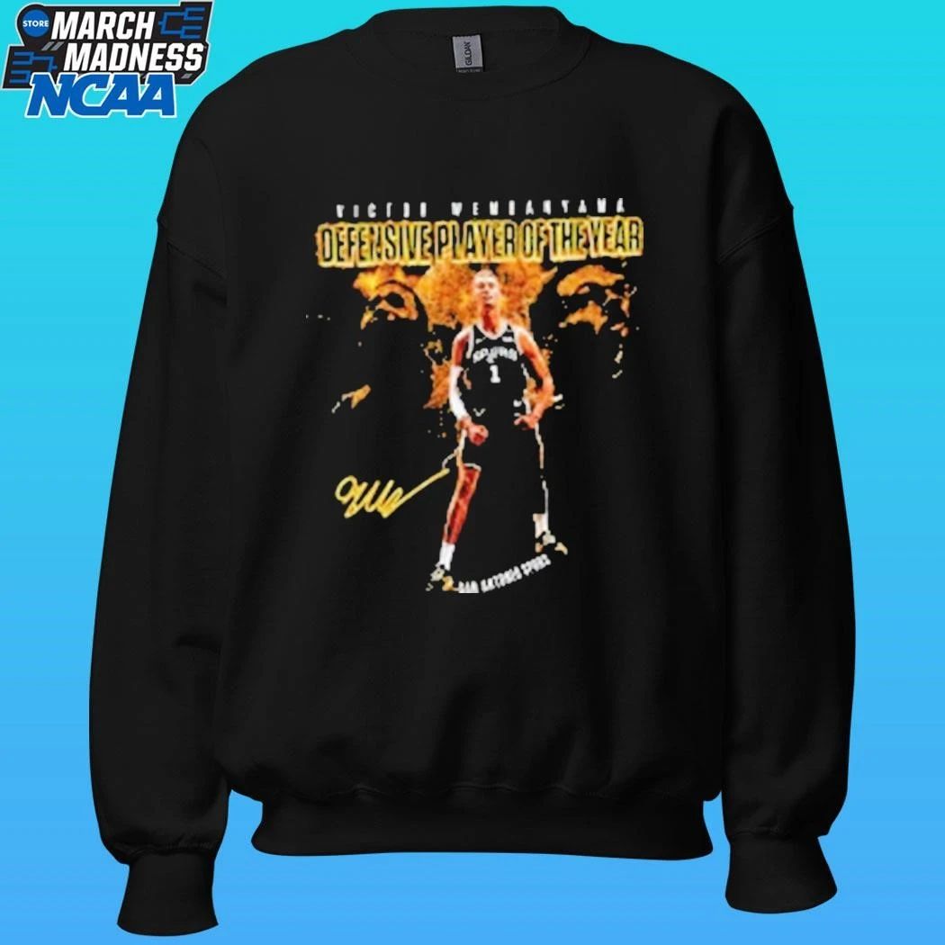 Victor Wembanyama Nba Defensive Player Of The Year Signature Shirt