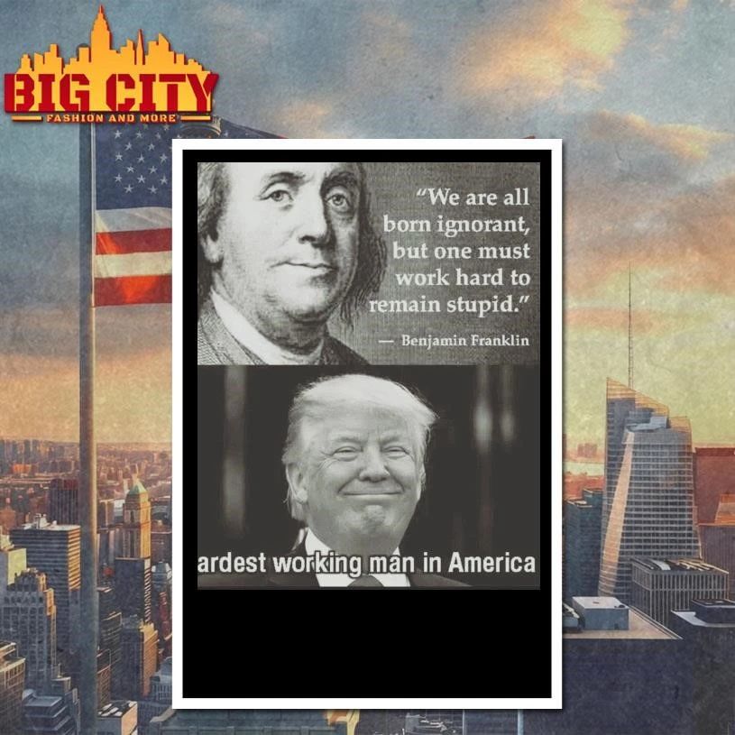 Donald Trump Hardest working man in America Shirt