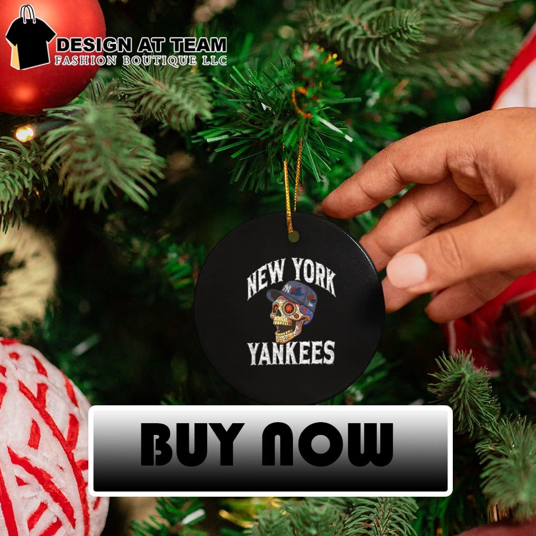 New York Yankees Sugar Skull Floral Baseball shirt