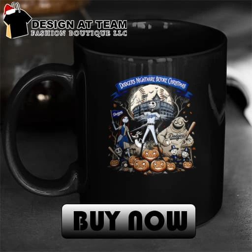 Dodgers Nightmare Before Christmas Retro Fan Tribute Halloween shirt