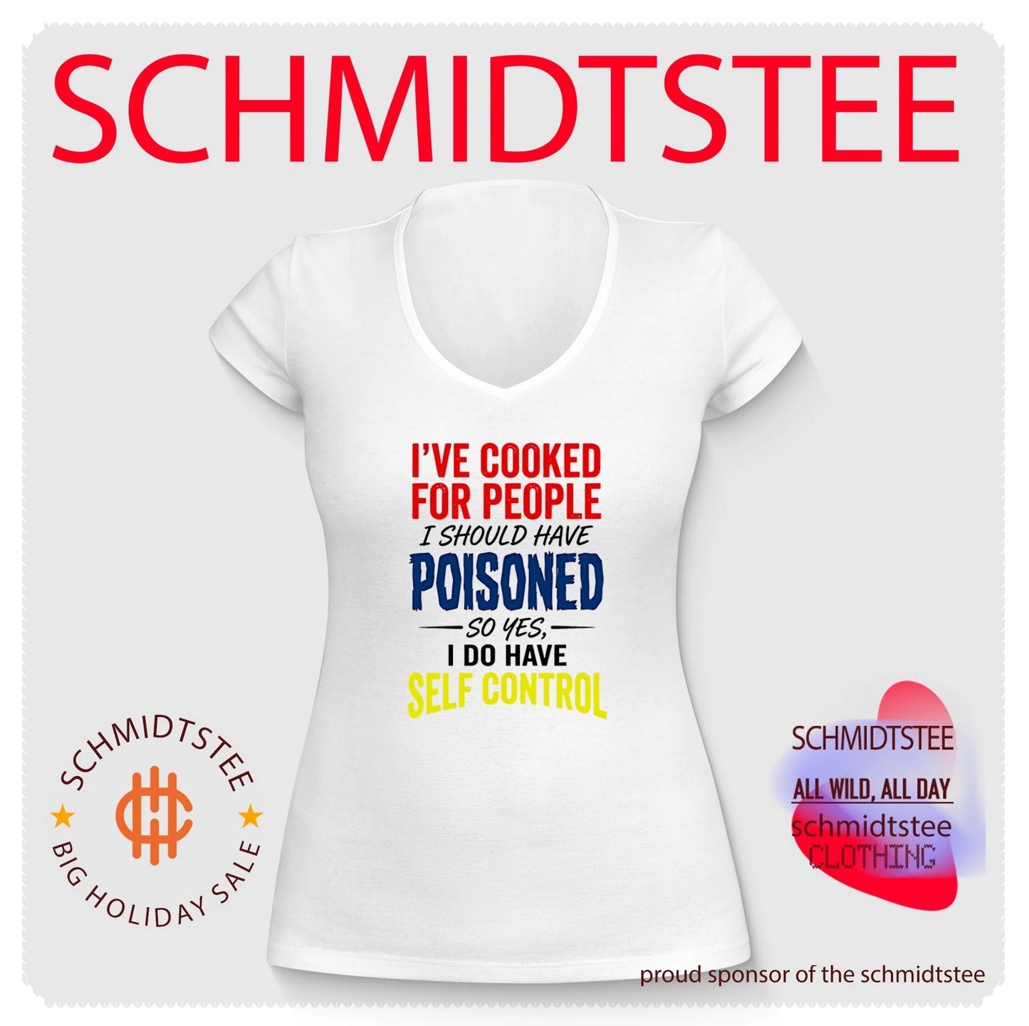 I’ve cooked for people I should have poisoned so yes simple text shirt