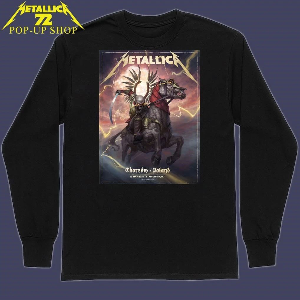 Metallica M72 Chorzow, Poland May 19, 2026 Pop-Up Shop by Jakub Jagado T-Shirt