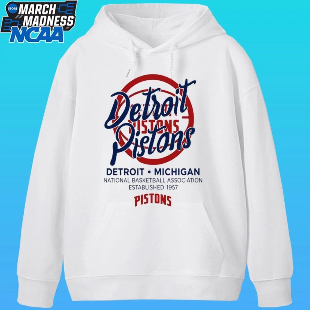 Detroit Pistons Stadium Essentials Wallscript Youth Shirt
