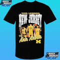 Michigan Wolverines Men’s Basketball Yaxel Lendeborg New Jersey To Ann Arbor Shirt