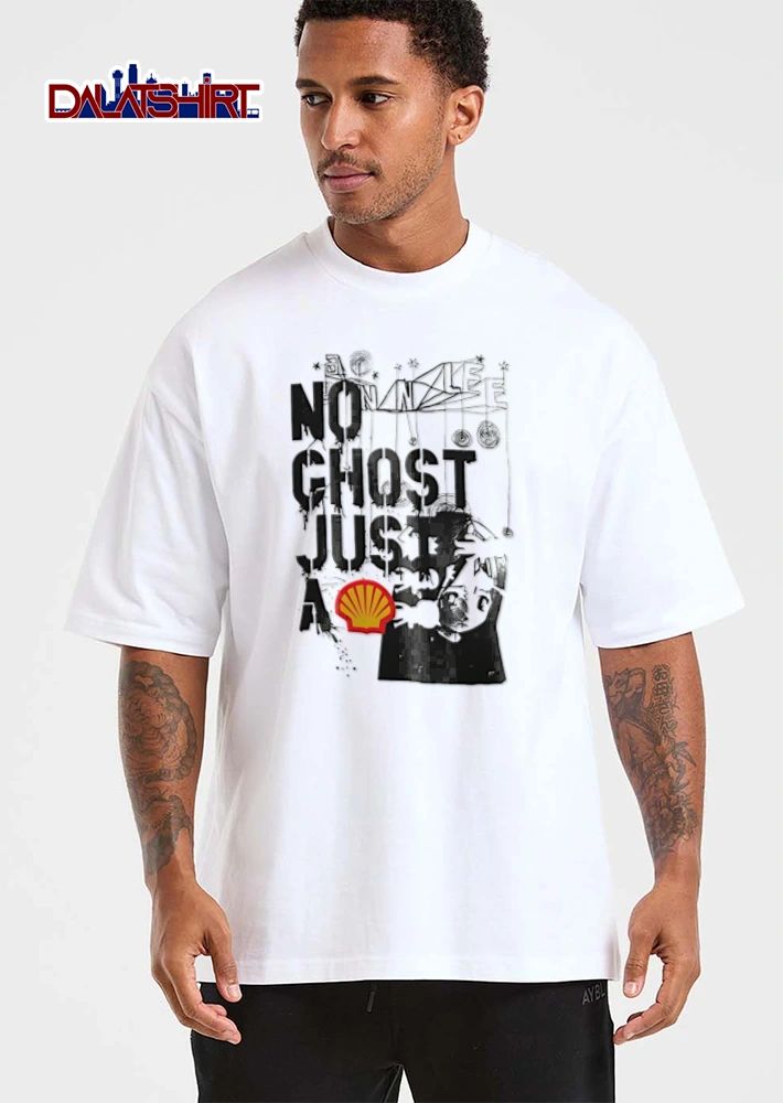 Shell Ann Lee No Ghost Just A anime girl Shell logo illustration shirt
