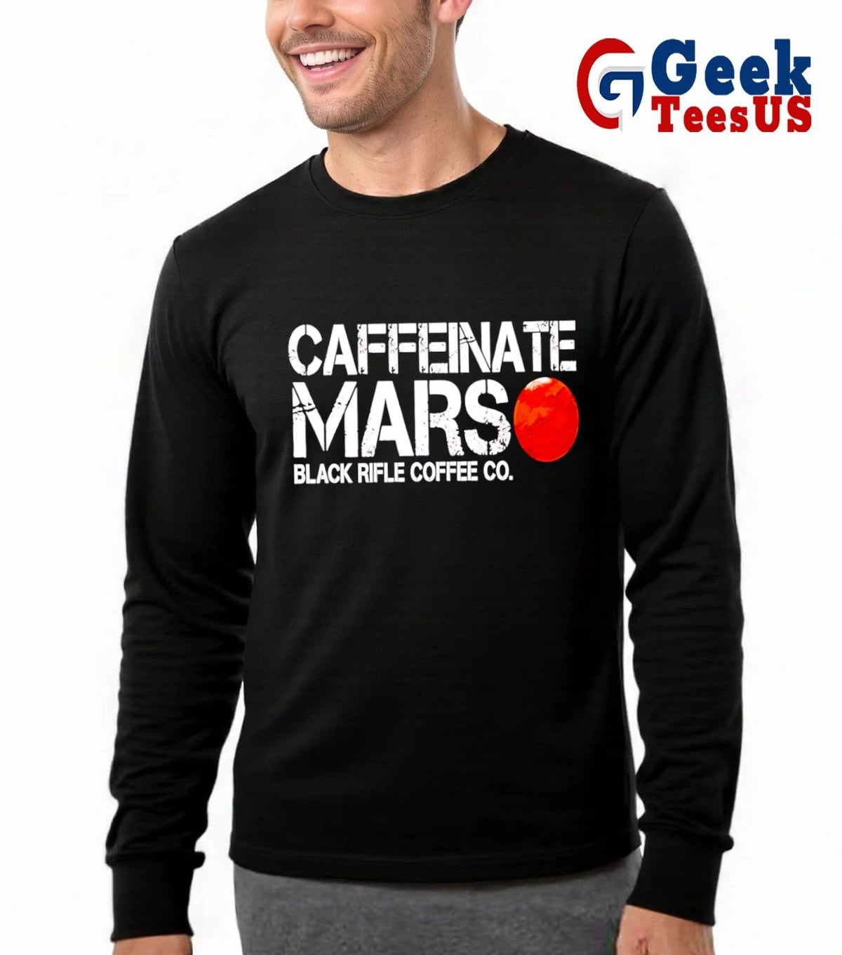 Caffeinate Mars Black Rifle Coffee shirt
