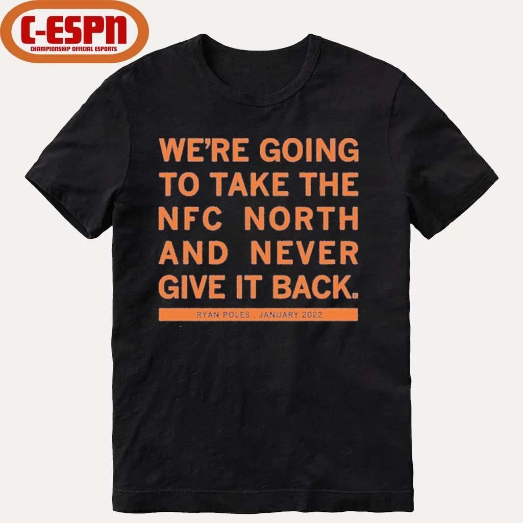 Ryan Poles Chicago Bears Take The North Shirt