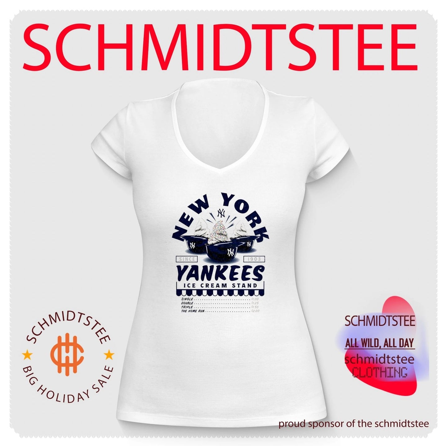 New York Yankees Ice Cream Stand shirt