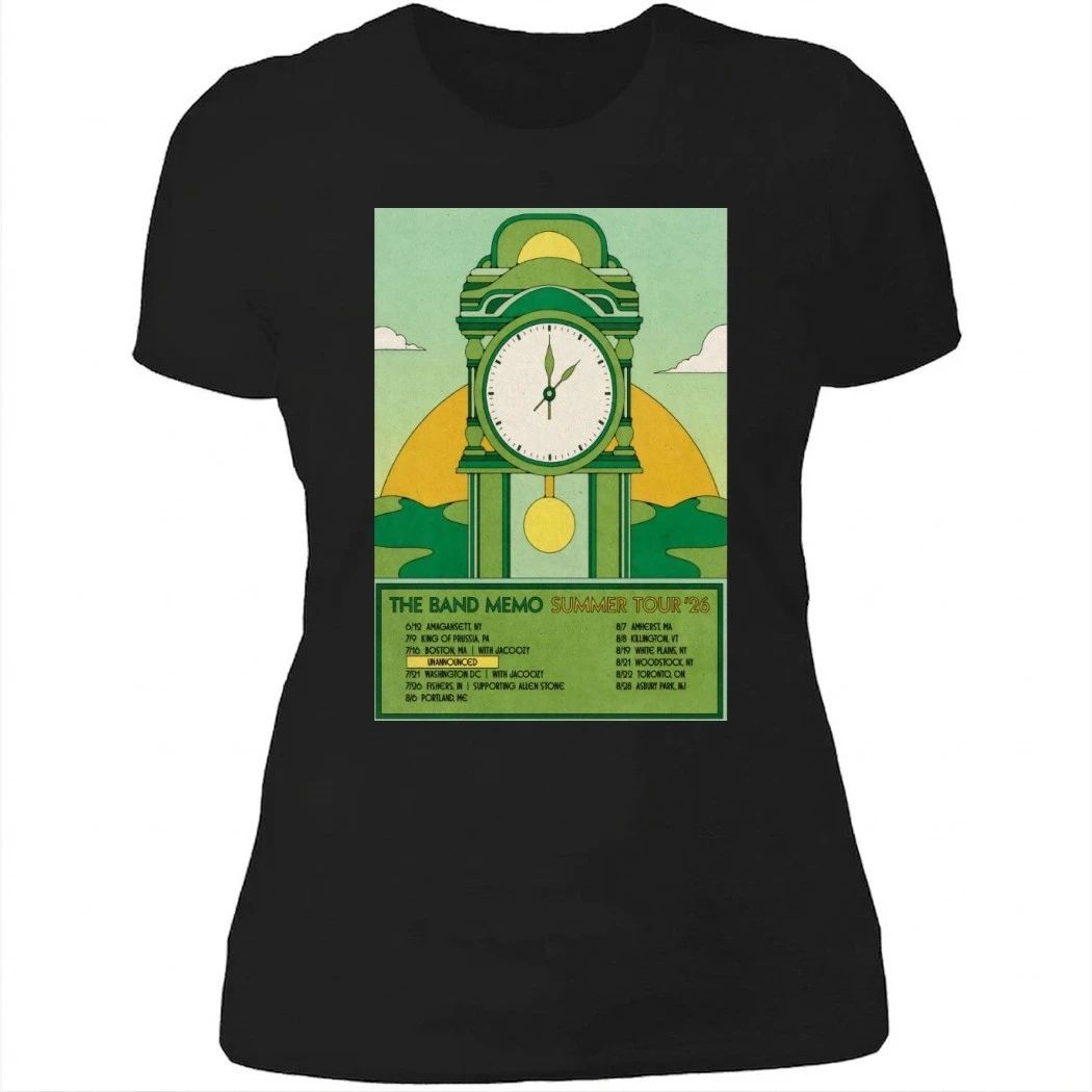 The Band Memo Summer 2026 Tour Poster Shirt
