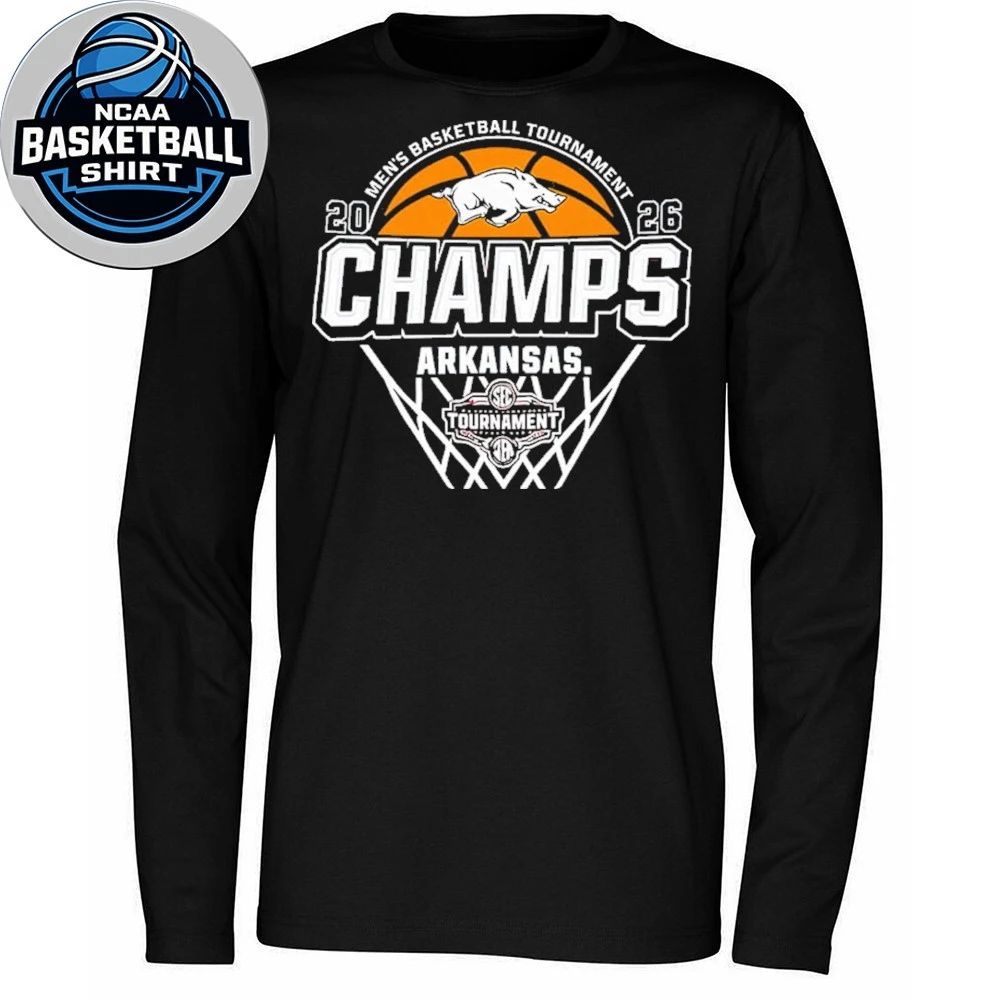 Trevon Brazile Arkansas Champs Locker Room Logo Shirt 2026