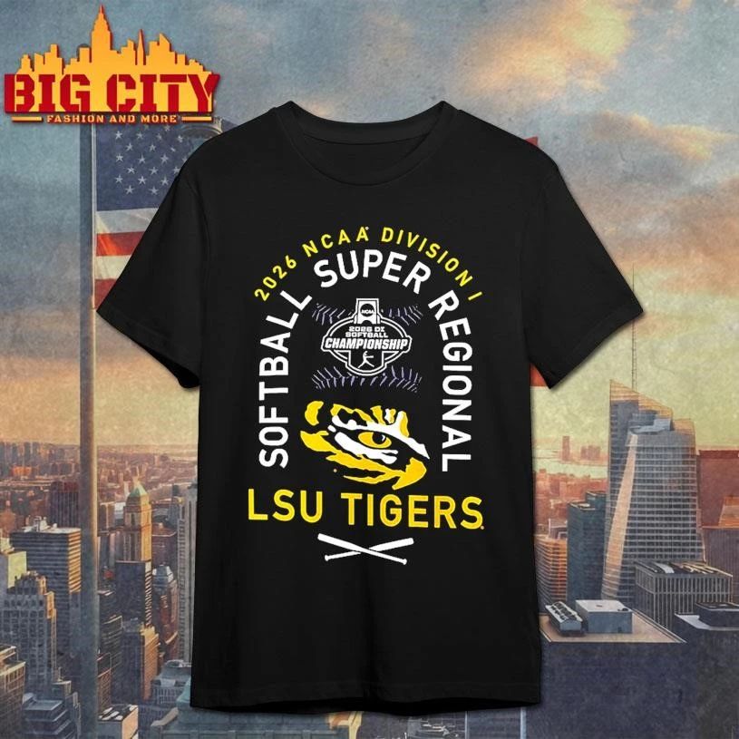 LSU Tigers NCAA Division I NCAA Softball Super Regional 2026 Shirt