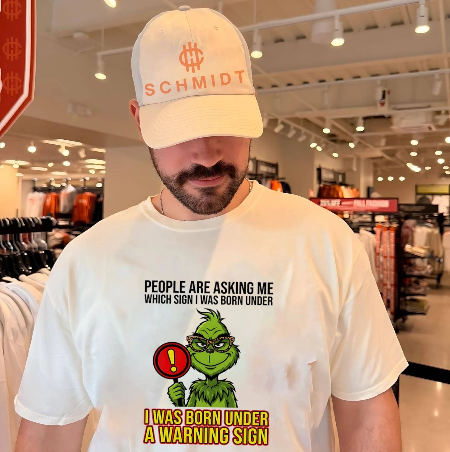 People are asking me which sign I was born under Green Grinch shirt
