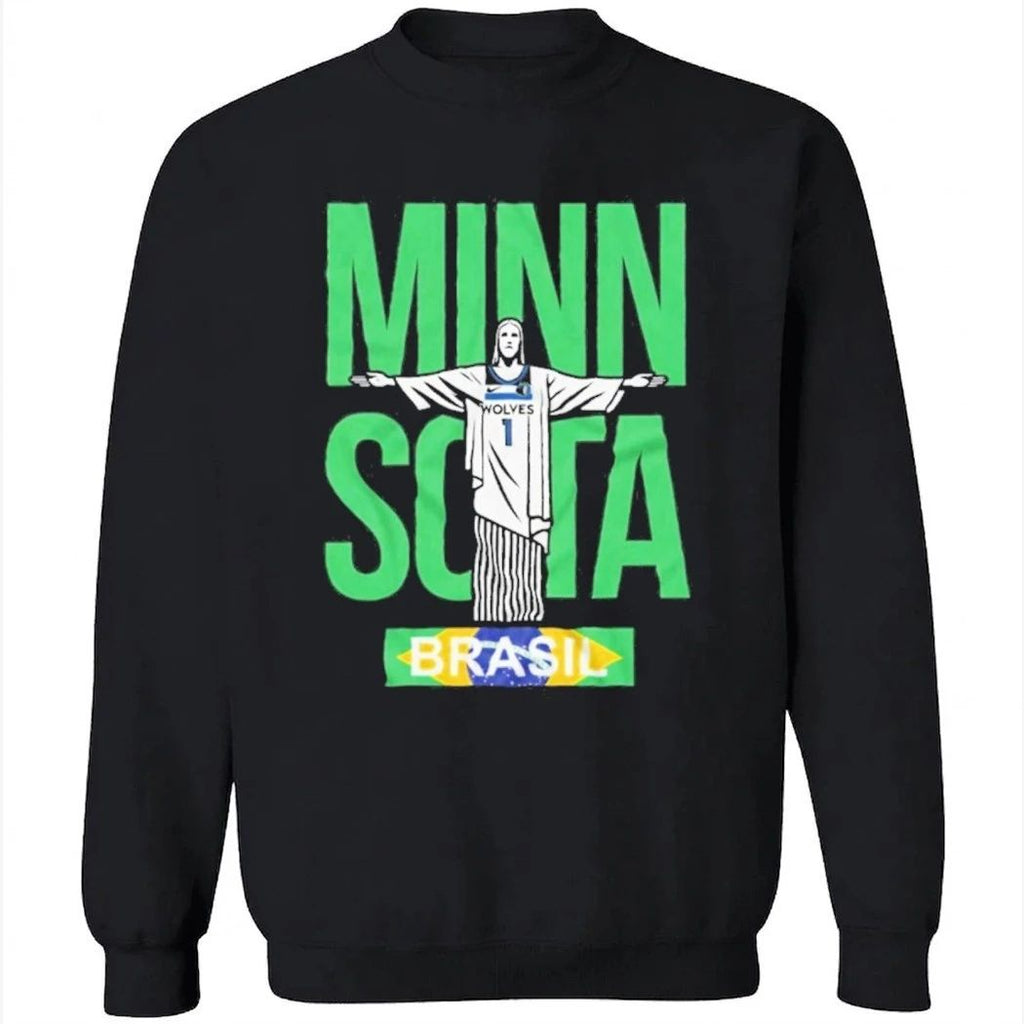 Timberwolves Minnesota Brazil Fan Crossover Shirt
