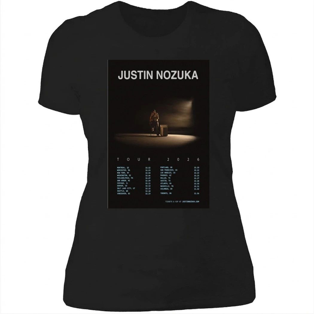 Justin Nozuka Tour Oct 2026 Poster Shirt