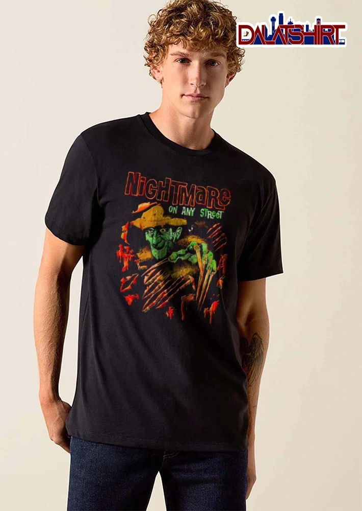 Nightmare On Any Street green monster claw hat ripped shirt