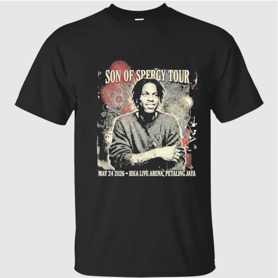 Daniel Caesar Son Of Spergy Tour May 24 2026 Idea Live Arena Petaling Jaya Concert Vintage Bootleg Shirt