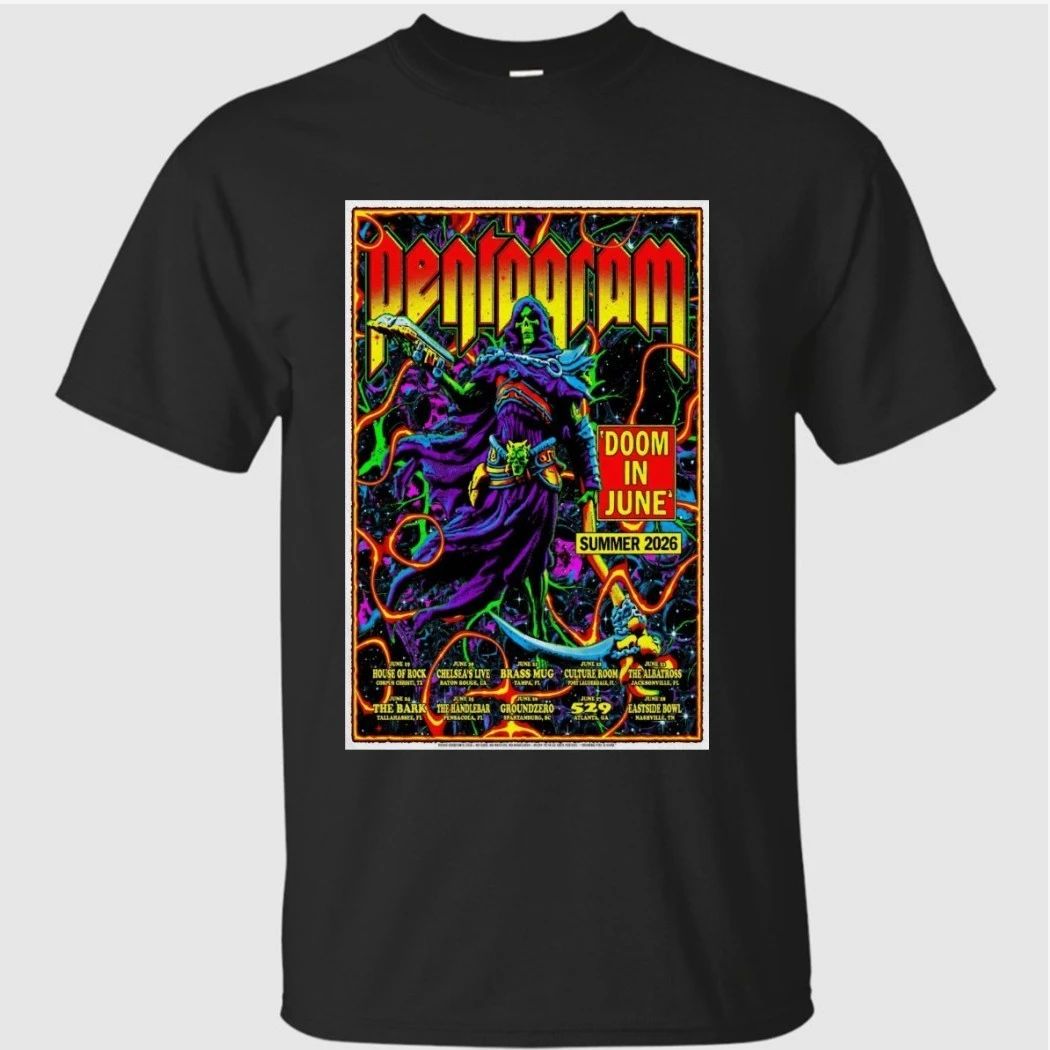 Pentagram Tour Summer 2026 Poster Shirt