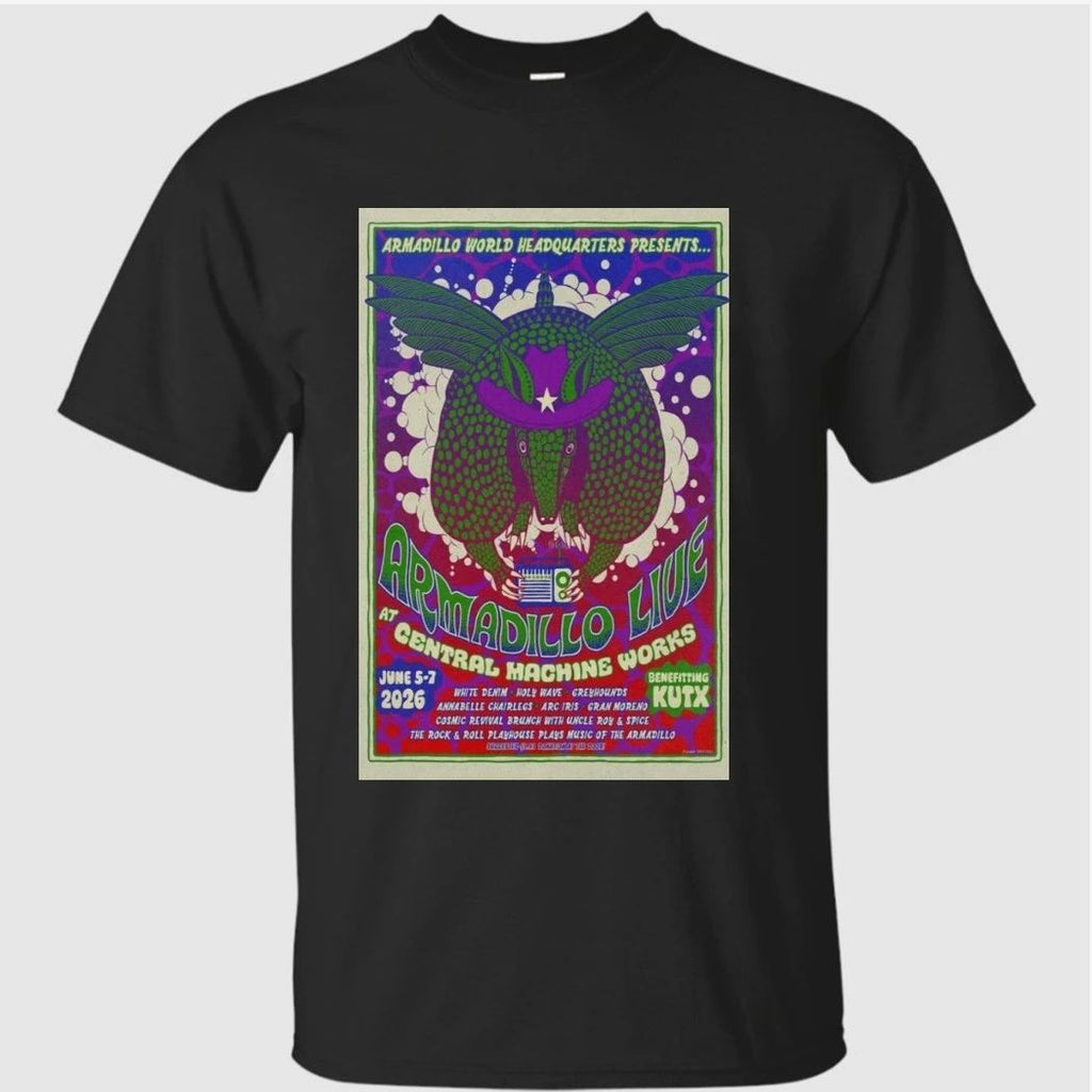 Armadillo live Austin 2026 Poster Shirt