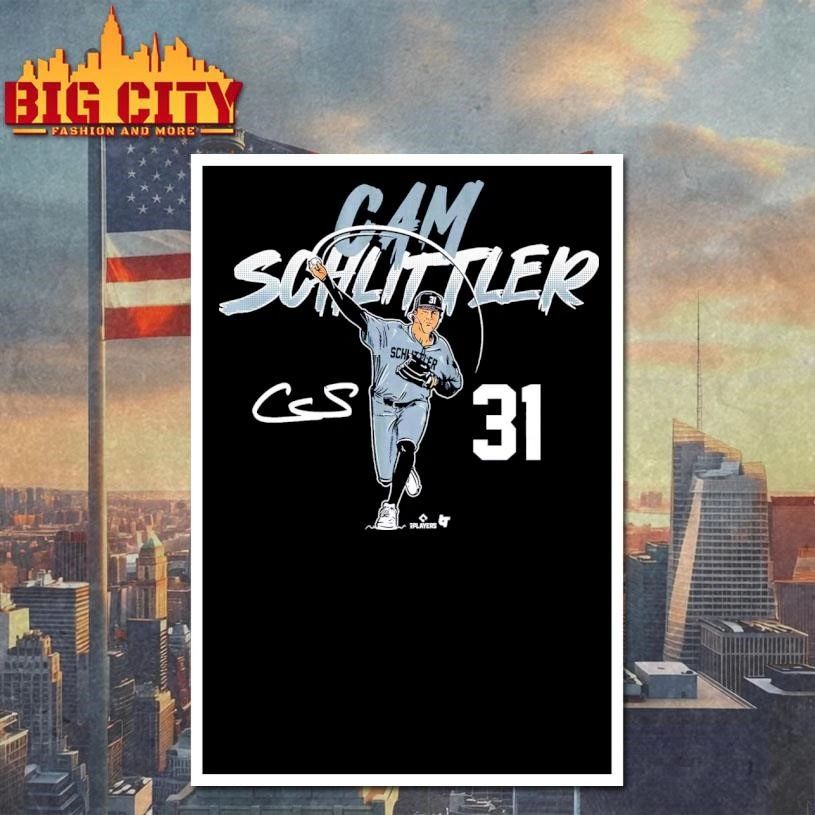 Cam Schlittler Ace Pose Number Signature Shirt