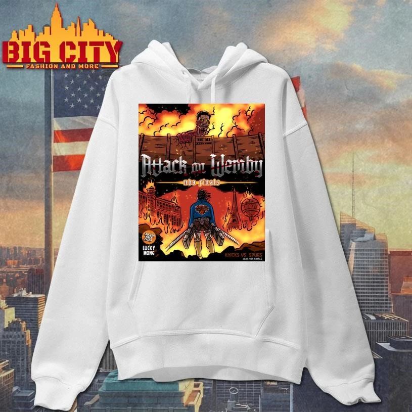 Attack on Wemby 2026 NBA Finals Graphic Parody Shirt