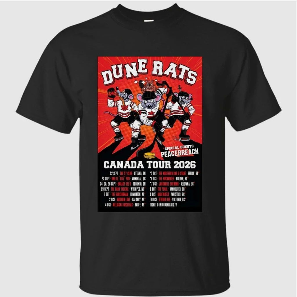 Dune Rats Canada 2026 Shows Poster Shirt