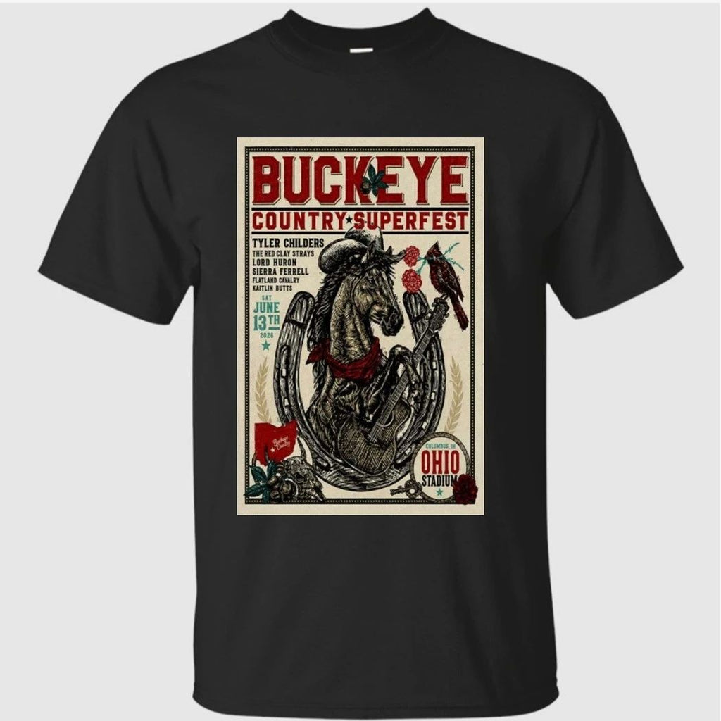 Buckeye Country Superfest June 13 2026 Ohio Stadium in Columbus, OH Poster Shirt