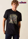 AAA El Grande Americano lucha libre masked wrestler roses shirt